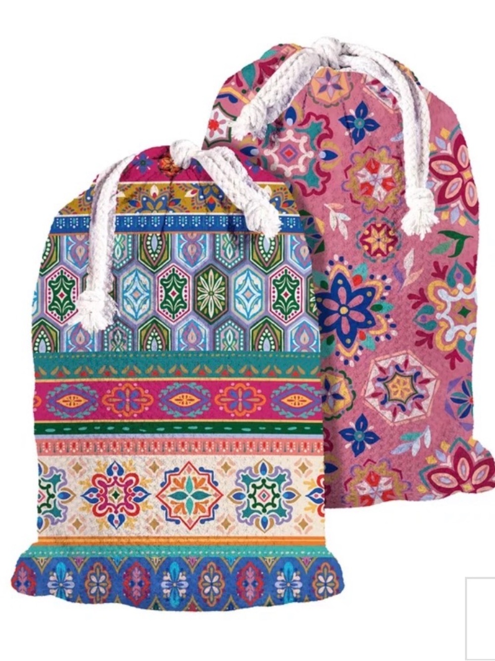 Geometric Tapestry Quick Dry Towel and Matching Carrying Case, 60" x 30"
